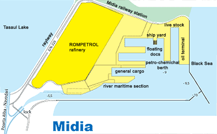 The map of Port Midia